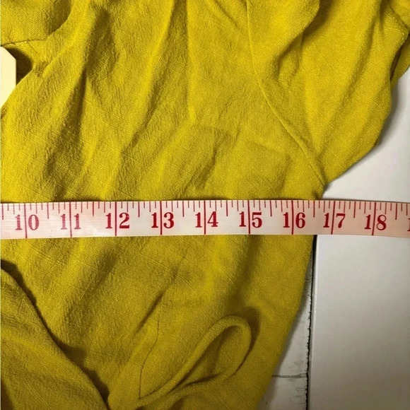 Monteau Faux Wrap Flutter Sleeve Dress Size Small New NWT - Picture 3 of 5